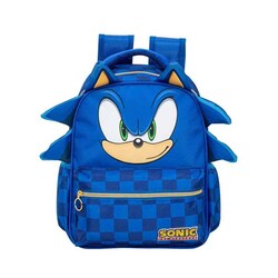 Mochila escolar para niño color azul de Sonic The Hedgehog, mod. 1098756