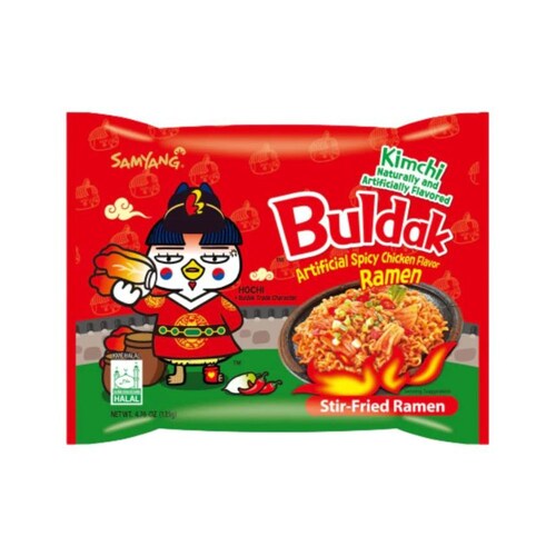 Ramen picante coreano samyang buldak 4 piezas super picante
