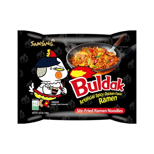 Ramen picante coreano samyang buldak 4 piezas super picante