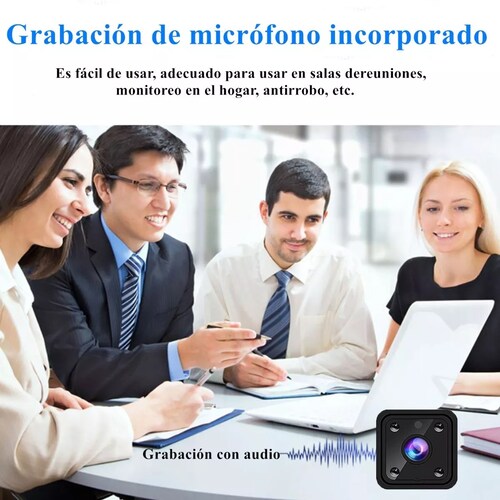 Mini Cámara Espía Wifi Hd 1080p Con Visión Nocturna