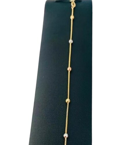 Pulsera De Bolitas Oro De 10 Kilates + Obsequio