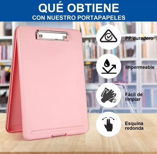 Portapapeles Papeleta Almacena Papele Tabla Clip Carta 