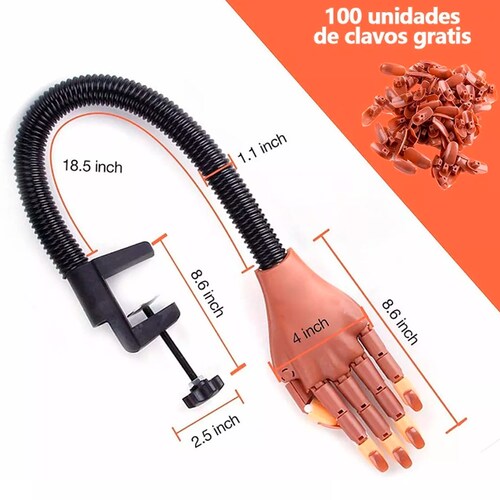 Manos Especiales Para La Práctica De Las Uñas Con 100 Tips