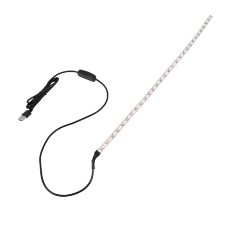Tira esterilizadora luz ultravioleta desinfectante USB LED UV UVC Mata ácaros elimina olores auto.