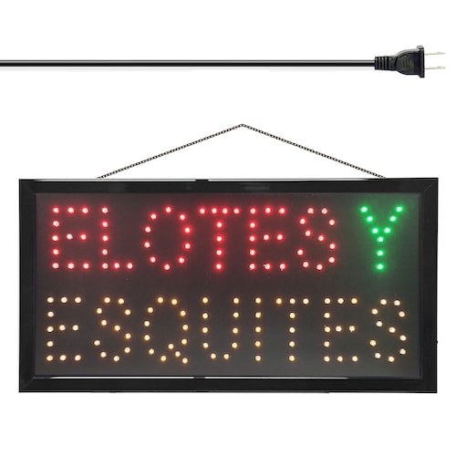 Letrero Led Publicitario Anuncio Luminoso de Venta de Elotes / Master / ML-LET-ELOTES