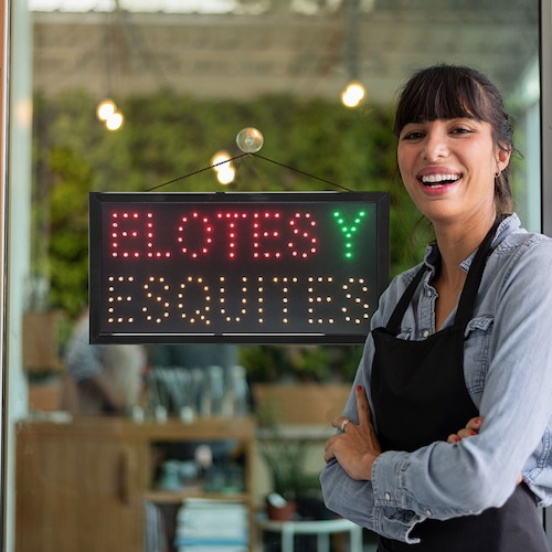 Letrero Led Publicitario Anuncio Luminoso de Venta de Elotes / Master / ML-LET-ELOTES
