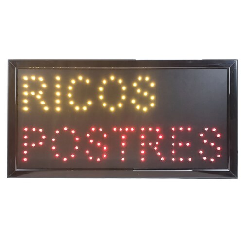 Letrero Led Publicitario Anuncio Luminoso de Postres / Master / ML-LET-POSTRES