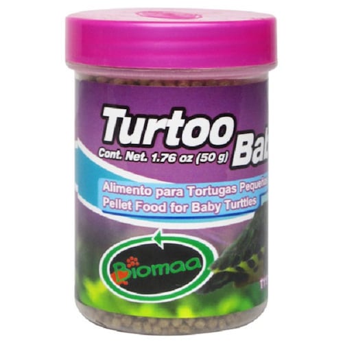 Turtoo Baby Alimento balanceado para Tortugas bebe 50g - Biomaa 