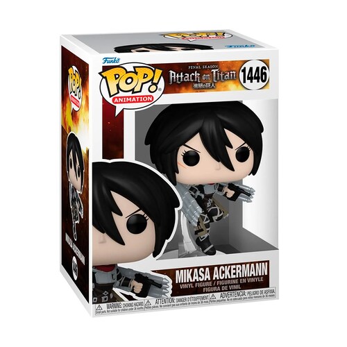 Funko Pop Mikasa Ackermann #1446 Attack On Titan Anime Manga Figura Original