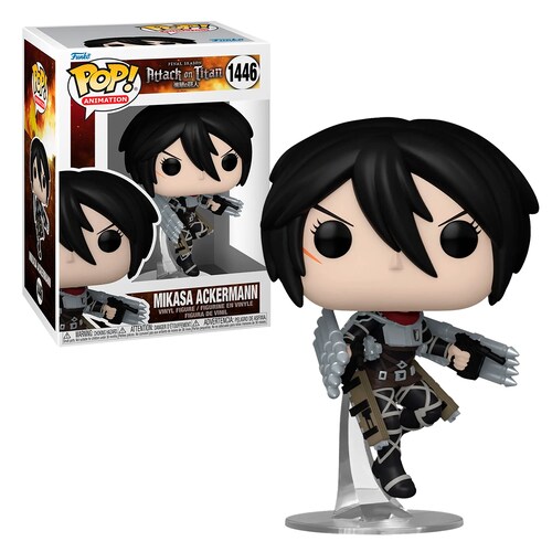 Funko Pop Mikasa Ackermann #1446 Attack On Titan Anime Manga Figura Original