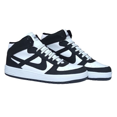 Tenis Panam Bota UNISEX Casual Negro