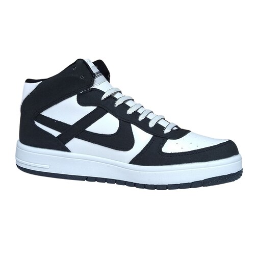 Tenis Panam Bota UNISEX Casual Negro