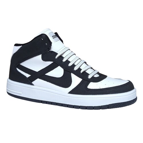 Tenis Panam Bota UNISEX Casual Negro