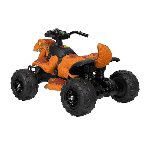 Fisher-Price Power Wheels, Jurassic World Dino Racer Refresh, Vehículo Montable para niños