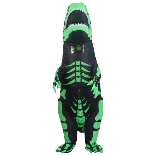 Disfraz inflable de dinosaurio T-rex premium halloween Talla unitalla edades 12 en adelante