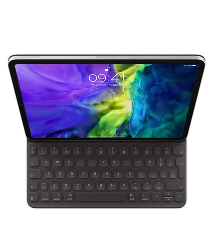 Apple Smart Keyboard MXNK2LA/A, Negro, para iPad 11"