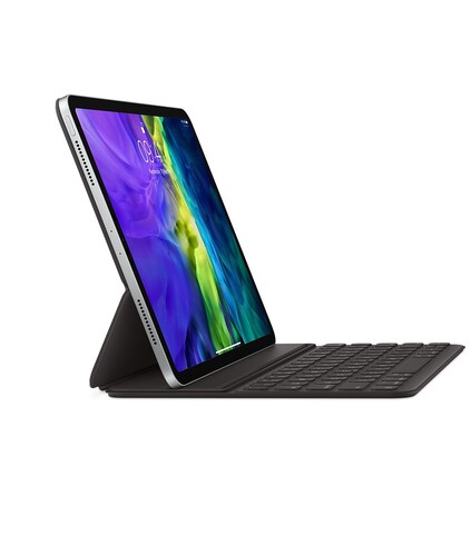 Apple Smart Keyboard MXNK2LA/A, Negro, para iPad 11"