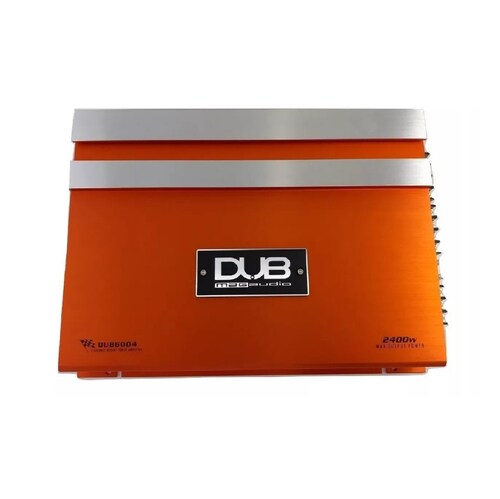 Amplificador Dub By Audiobahn 2400w 4ch Para Woofers Bocinas.