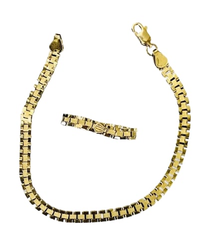 Juego Baby Rolex De 4 Mm Oro 10 Kilates + Obsequio