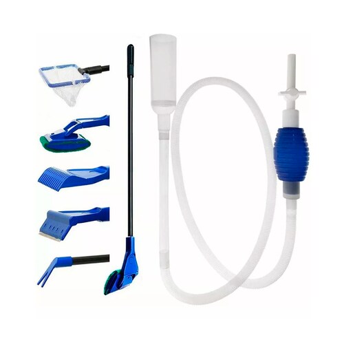 Peceras Raspadores De Algas 5 En 1 Kit De Acuario Limpieza
