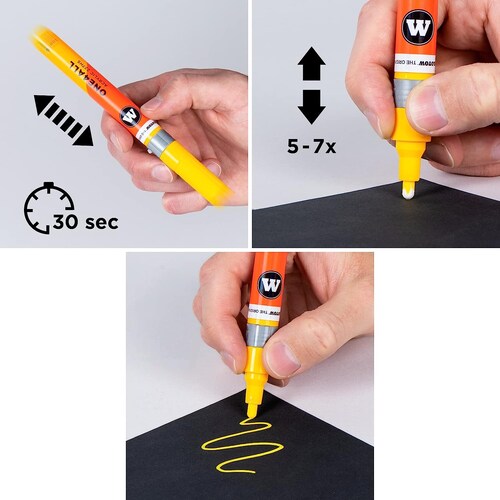 # 160 Pintura Acrílica Para Refill Molotow 180 Ml Signay Withe