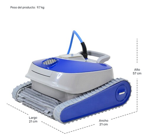 Robot Limpia Alberca Automatico Piso Paredes Linea De Agua