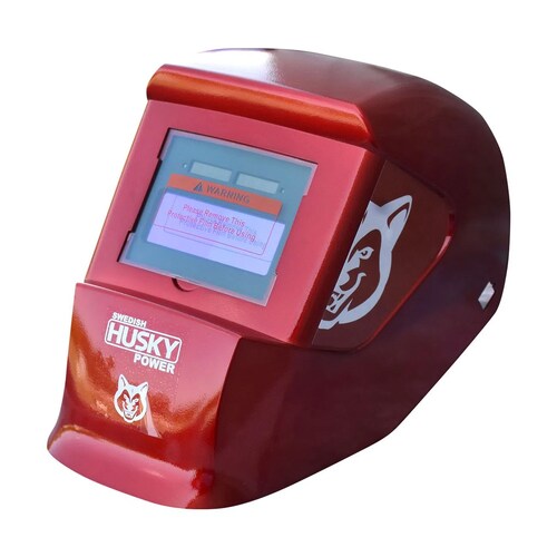Careta Electrónica Swedish Husky Power Sombra Variable (Roja) - HKC25.
