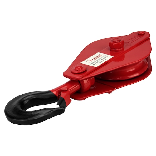 Garruchas Sencillas Con Bisagra Polea Polipasto de Acero Ideal para trabajos difíciles Permite izar cargas ligeras manteniendo la seguridad Diámetro del cuerpo 6 Pulgadas Cap. De carga 3.2 Toneladas Diámetro polea 170 cm