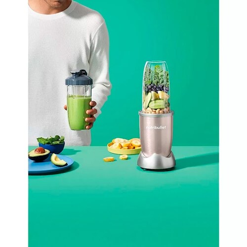 Licuadora nutribullet  900 W COLOR CHAMPAGNE reacondicionado (caja genérica)  