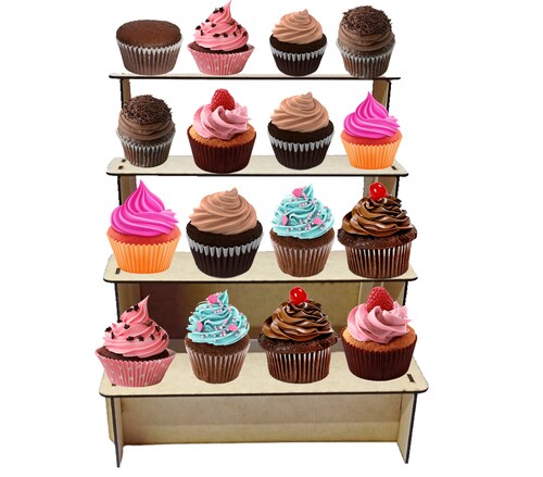 Escalera para Cupcakes Organizador Ideal para Tus Pasteles