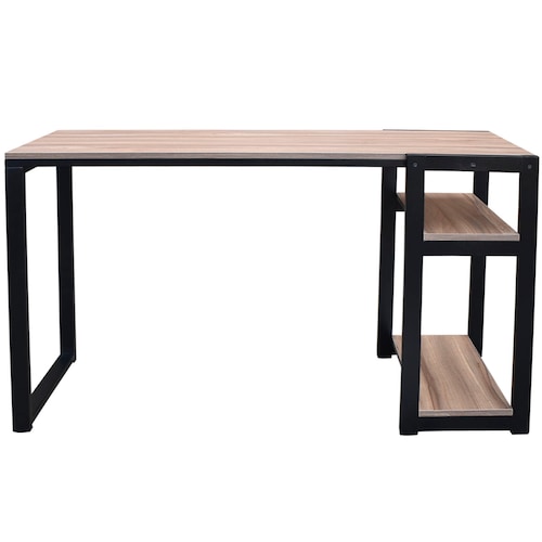 Escritorio de madera sencillo Hogare, Cubierta Fabricada en melamina, y estructura de madera estufada de primera calidad