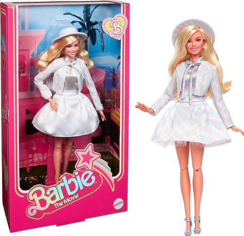 Barbie:the Movie Margot Robbie Dressplaid Collectible Doll