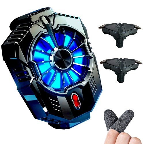 Ventilador Enfriador Celular Dedales Gatillo Gamer