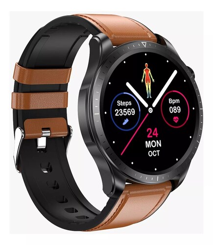 Reloj Smart Watch E420 Ecg Mide Glucosa Hr Spo2 Bp  Ext.Piel FTRALUGIO.