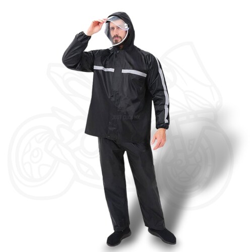 Impermeable Reflejante Completo Con Vicera Para Lluvia .