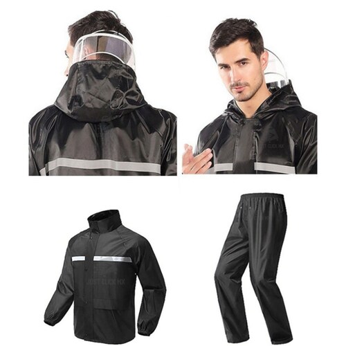 Impermeable Reflejante Completo Con Vicera Para Lluvia .