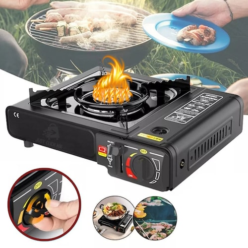 Estufa Portátil de Camping a Gas Butano Para Interior y Exterior.