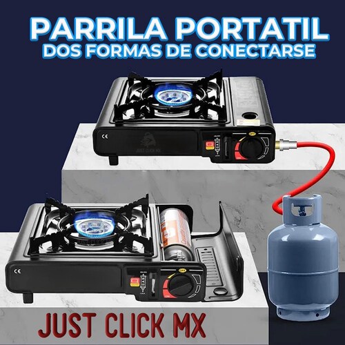 Estufa Portátil de Camping a Gas Butano Para Interior y Exterior.