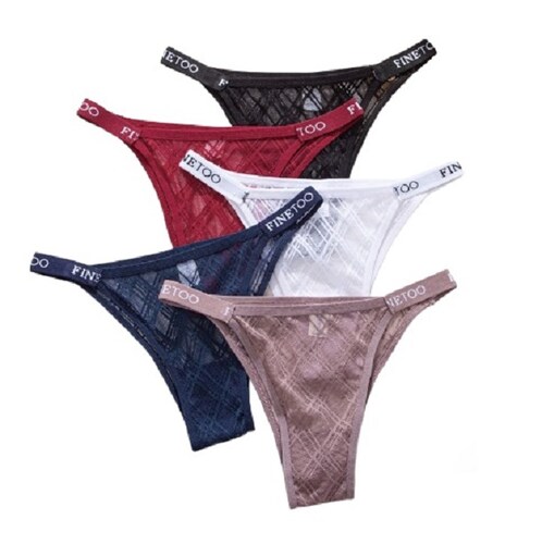 Tangas de encaje set 4 panties.