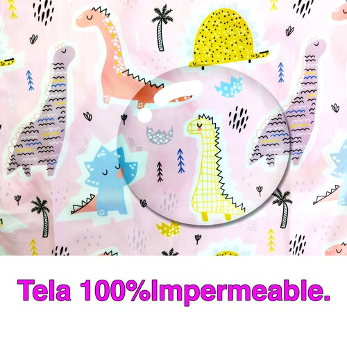 Baberos Tela Impermebles Pana Manga Larga Niños Ecobaby Original.