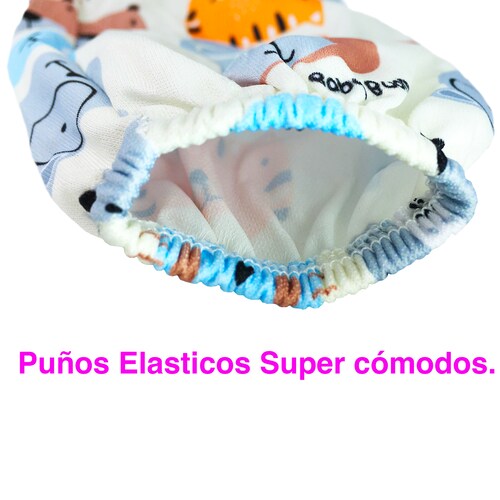 Baberos Tela Impermebles Pana Manga Larga Niños Ecobaby Original.