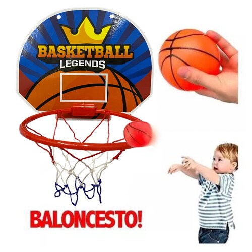 Tablero Baloncesto Basquetbol Canasta Juguetes Niños 3pz