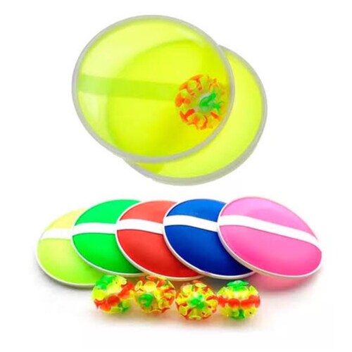 Cacha Bola Con Luz Pegabola Juguete Disco