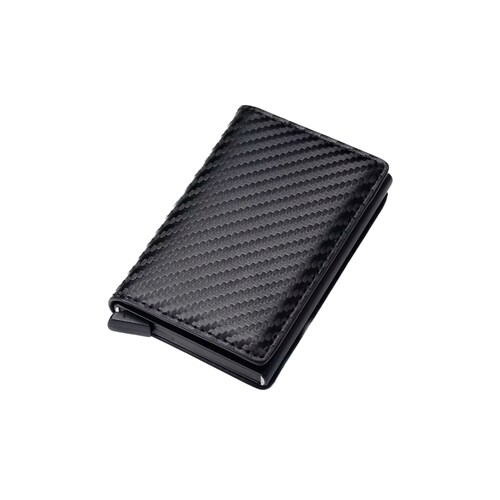 Cartera Con Protección Rfid De Aluminio Para Hombre