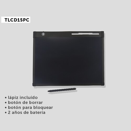 Pizarron Mágico Tablet de 15" Para Dibujar Con Batería