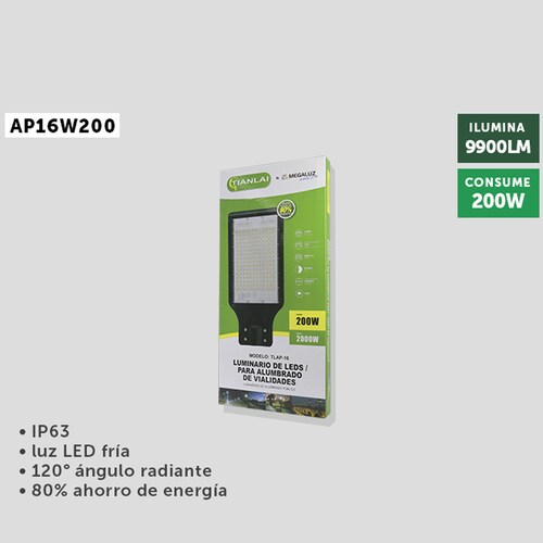 Lámpara Suburbana 200w Tianlai Para Exterior