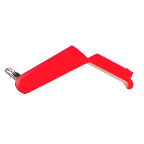 Silbato Acme tipo tornado De plástico Largo de 5 cm Boquilla de 2.3 mm Decibeles 117 Rojo