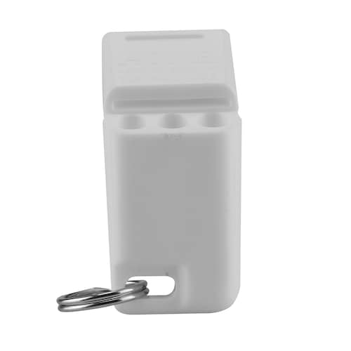 Silbato Acme tipo tornado De plástico Largo de 5 cm Boquilla de 2.3 mm Decibeles 117 Blanco