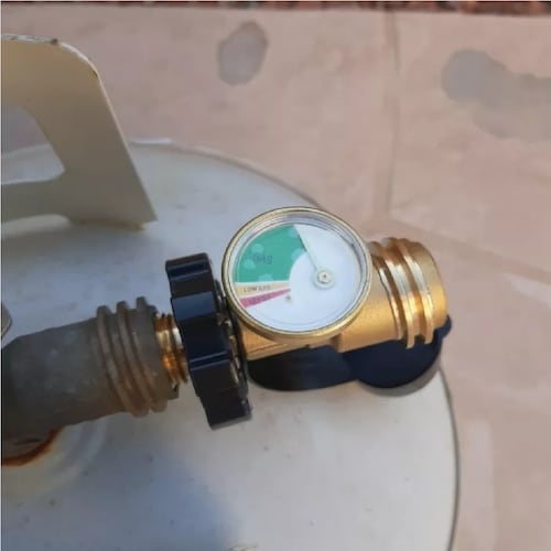 Medidor Adaptador Manómetro Para Tanque De Gas Lp