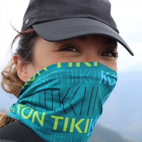 Bandana Verde Deportes Y Aventura KON TIKI para Correr, Ciclismo y Montaña PRISMAS-GN